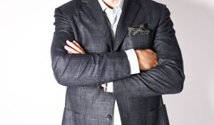 Gentleman wearing suit